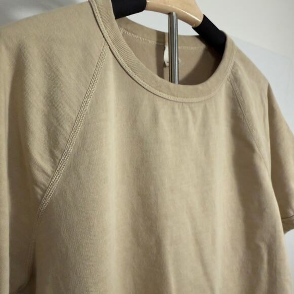 Save Khaki United Short Sleeve Sweatshirt - Natural/Beige - Men's Large - Picture 2 of 4